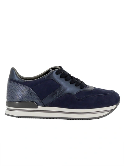 Hogan Blue Suede-leather Sneakers