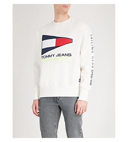 tommy jeans 5.0 90s sailing logo crew sweat