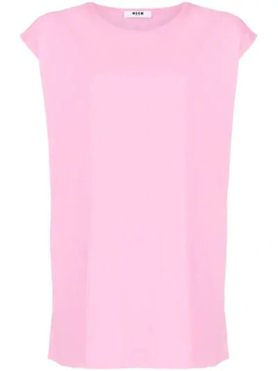 Msgm Loose-fit T-shirt - Pink