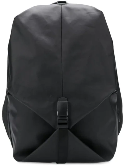 Côte And Ciel Buckled Backpack In Black