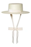 Bijou Van Ness The Heiress Straw Bolero Hat - Ivory