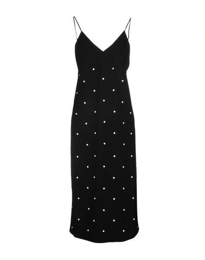 Tibi Midi Dress In Black