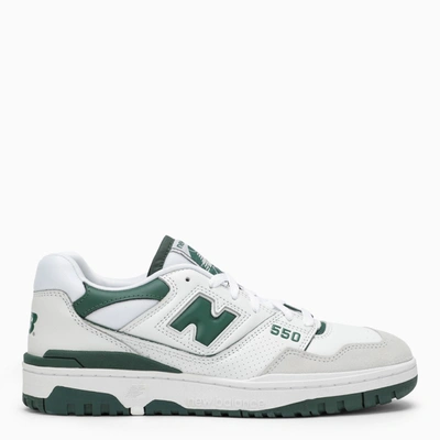 New Balance Low 550 White/green Trainer