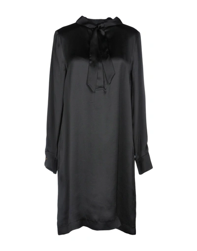 Aglini Short Dress In Black