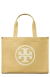 Tory Burch Ella Canvas Tote In Hickory