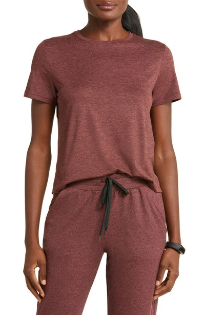 Zella Soft Sport T-shirt In Red Jelly