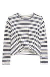 Navy Peacoat Fun Stripe