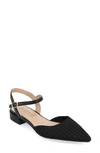 Journee Collection Ansley Pointed Toe Pump In Black