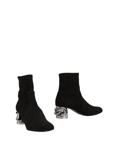 Casadei Ankle Boots In Black