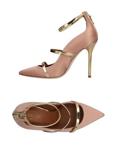 Malone Souliers Pumps In Pastel Pink
