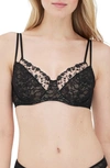 Skarlett Blue Paradise Underwire Bra In Black Como