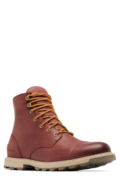 Sorel Madson Ii Chore Waterproof Boot In Red