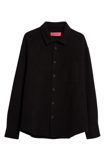 The Elder Statesman Cashmere Overshirt In Black