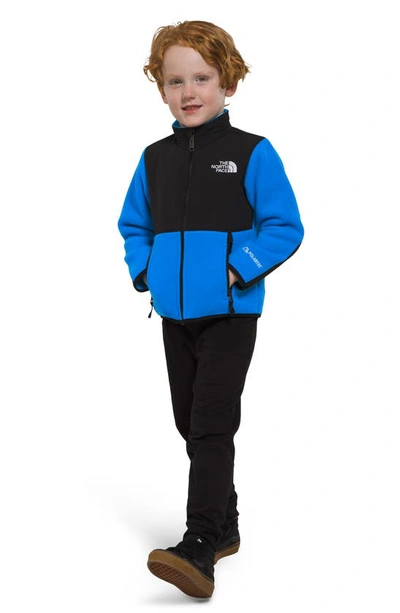 The North Face Kids' Denali Water Repellent Fleece Jacket In Optic Blue