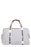 Childhome Babies' Mommy Signature Diaper Bag In Off-white