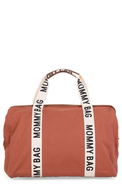 Childhome Babies' Mommy Signature Diaper Bag In Terracotta
