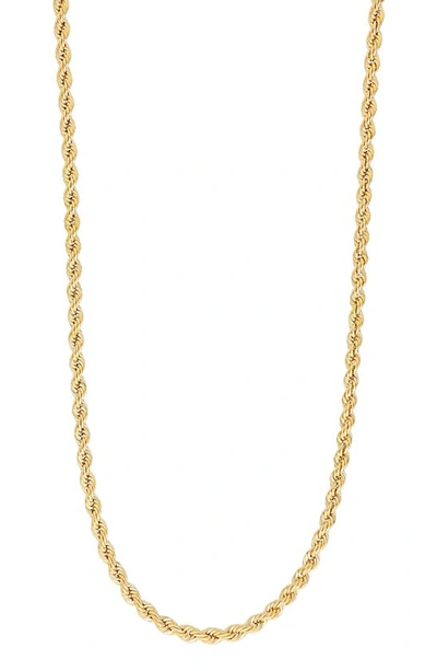 Bony Levy 14k Gold Rope Chain Necklace In 14k Yellow Gold