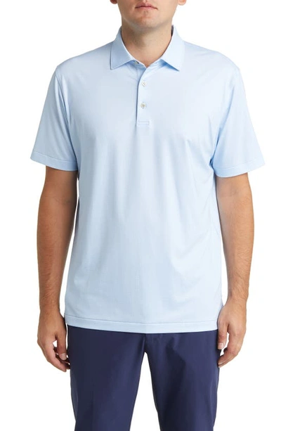 Peter Millar Crown Sport Merrimon Performance Jersey Polo In Cottage Blue