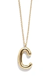 Baublebar Bubble Initial Necklace In C