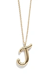 Baublebar Bubble Initial Necklace In J