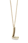 Baublebar Bubble Initial Necklace In L