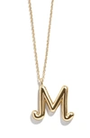 Baublebar Bubble Initial Necklace In M