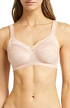 Amoena Isadora Wireless Pocketed Bra In Rose Beige