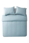 Vcny Home Nina Embossed Comforter Set In Blue1