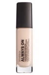 Smashbox Always On Skin-balancing Foundation With Hyaluronic Acid & Adaptogens In F10c