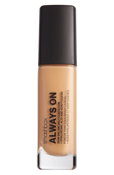 Smashbox Always On Skin-balancing Foundation With Hyaluronic Acid & Adaptogens In M10w