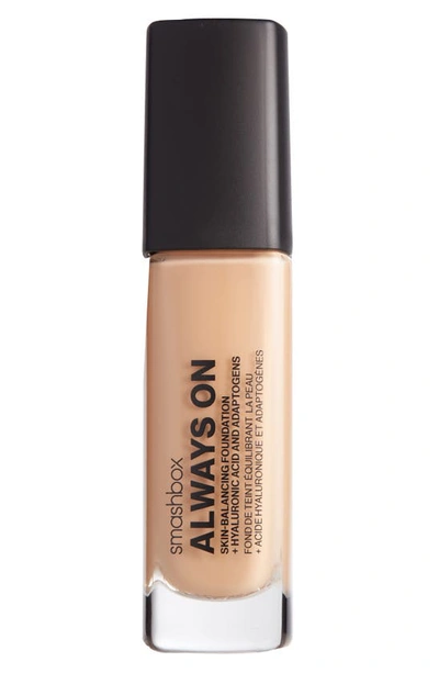 Smashbox Always On Skin-balancing Foundation With Hyaluronic Acid & Adaptogens In L20n
