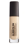 Smashbox Always On Skin-balancing Foundation With Hyaluronic Acid & Adaptogens In F10 O
