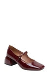 Linea Paolo Monroe Block Heel Mary Jane In Burgundy