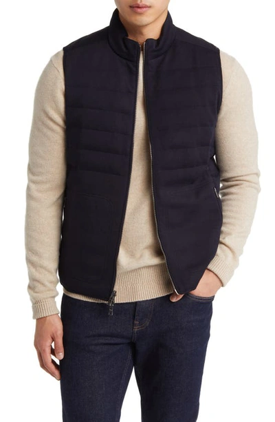 Peter Millar Excursionist Flex Reversible Vest In Navy/espresso