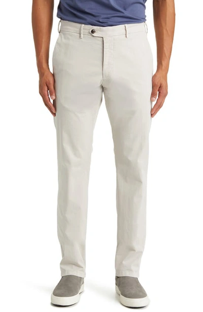 Peter Millar Concorde Stretch Cotton Chino Pants In Stone
