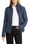 Parajumpers Geena Quilted Water Repellent 600-fill-power Down Jacket In Navy