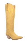 Dingo Thunder Road Cowboy Boot In Yellow