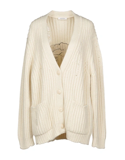 Nervure Cardigans In Ivory