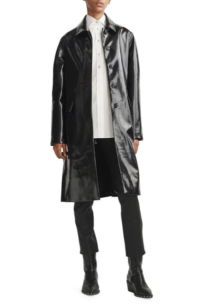 Rag & Bone Women's Morin Faux Leather Coat In Black
