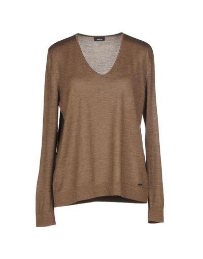 Akris Cashmere Blend In Khaki