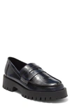 Steve Madden Lolo Penny Loafer In Blue