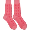 Alexander Mcqueen Skull Socks - Pink & Purple