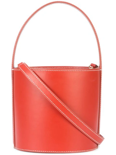 Staud Bissett Bucket Bag In Cognac