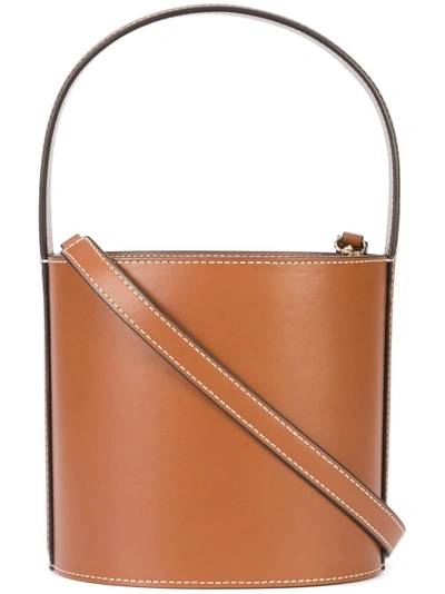 Staud Bissett Bucket Bag - Brown In Brown