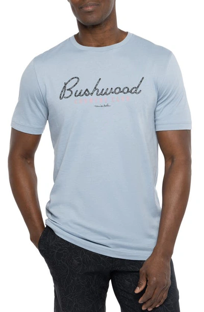 Travismathew National Place Graphic T-shirt In Ash Blue