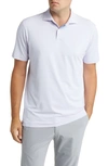 Peter Millar Crown Crafted Ambrose Jersey Performance Polo In Misty Rose