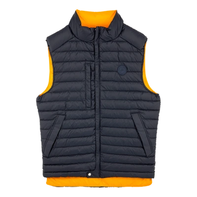 Vilebrequin Unisex Sleeveless Down Jacket Solid In Blue