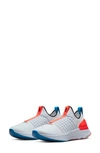 Nike React Phantom Run Flyknit 2 Running Shoe In Football Grey/ Black/ Marine