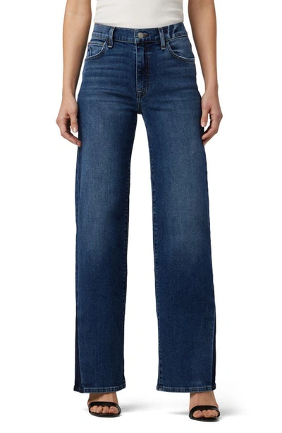 Hudson Rosalie High Rise Wide Leg Jeans In Blue