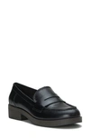 Lucky Brand Floriss Penny Loafer In Black Zenith